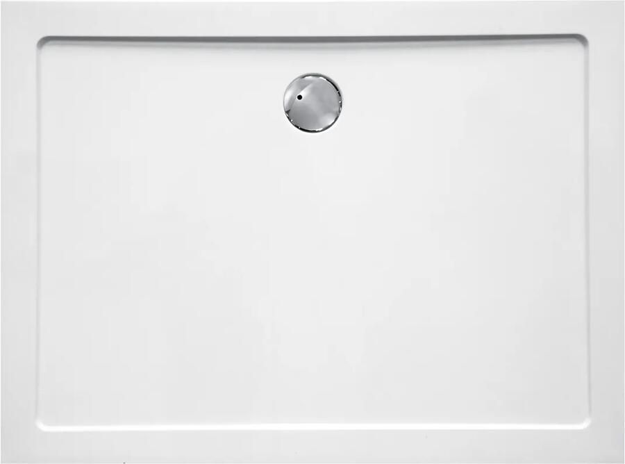 Haceka Belice Douchebak 120x90x4cm rechthoek composiet glans wit 1159037