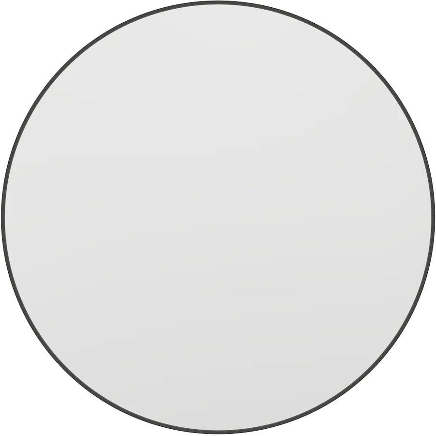 Haceka Deco ronde spiegel 80cm zwart mat