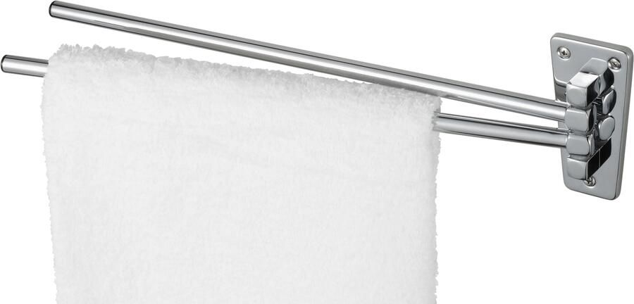 Haceka Handdoekhouder H11xD43.7xL43.7cm diameter: 5.4cm Messing Chroom 1112101 - Foto 2