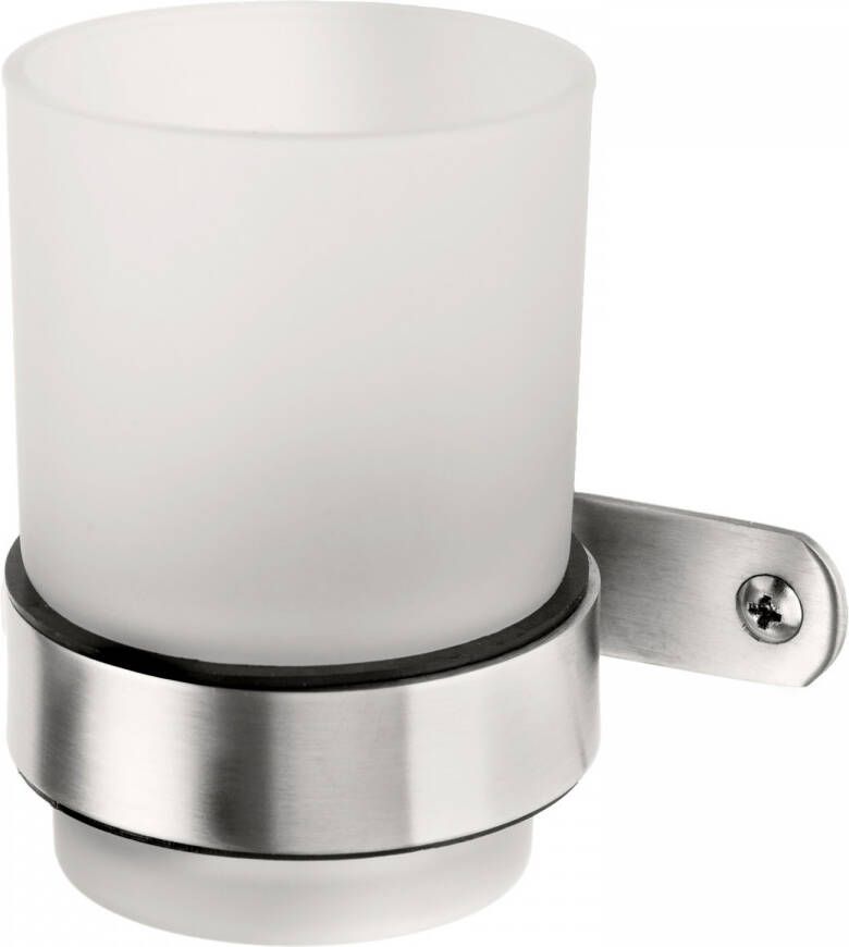 Haceka Glashouder Ixi Mat Wit Glas met RVS - Foto 2