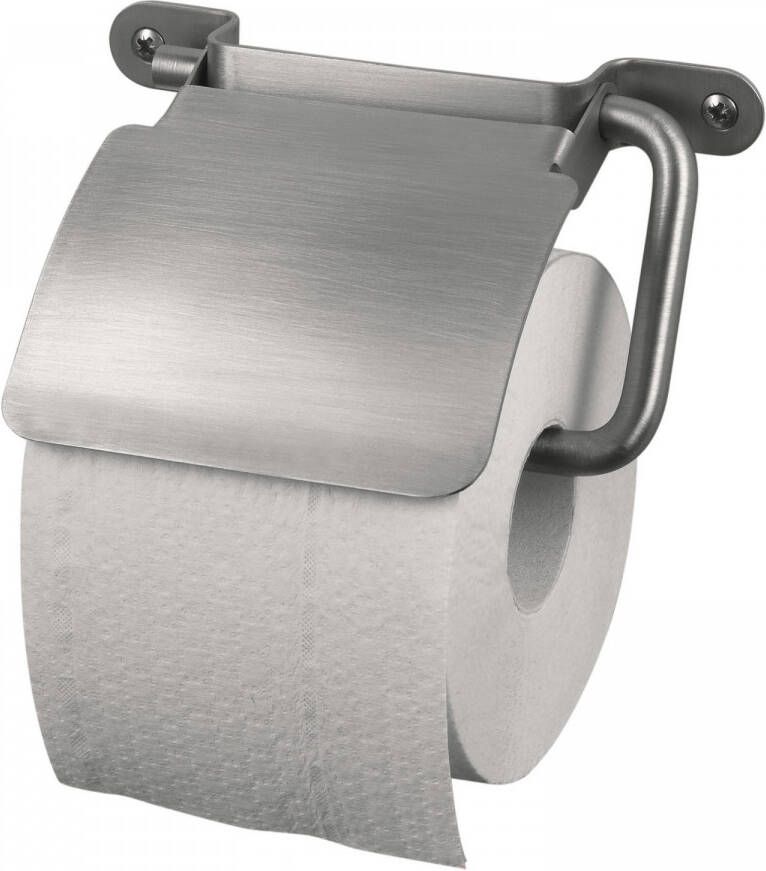 Haceka Ixi Closetrolhouder met klep mat chroom 1208464