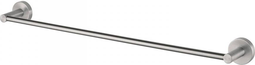 Haceka Kosmos Enkele Handdoekhouder 86 7x7 3x5 3 cm RVS-Look