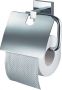 Haceka Mezzo Toilet Roll Holder With Cover Chrome 1125570 - Thumbnail 2