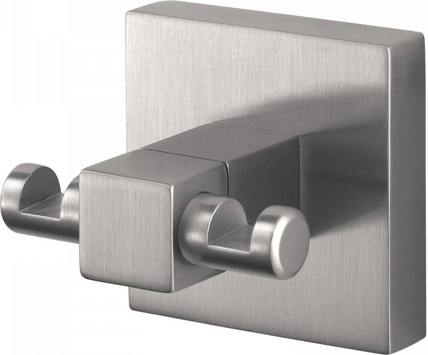 Haceka Mezzo Dubbele Haak 5 5x5x5 3 cm RVS-Look