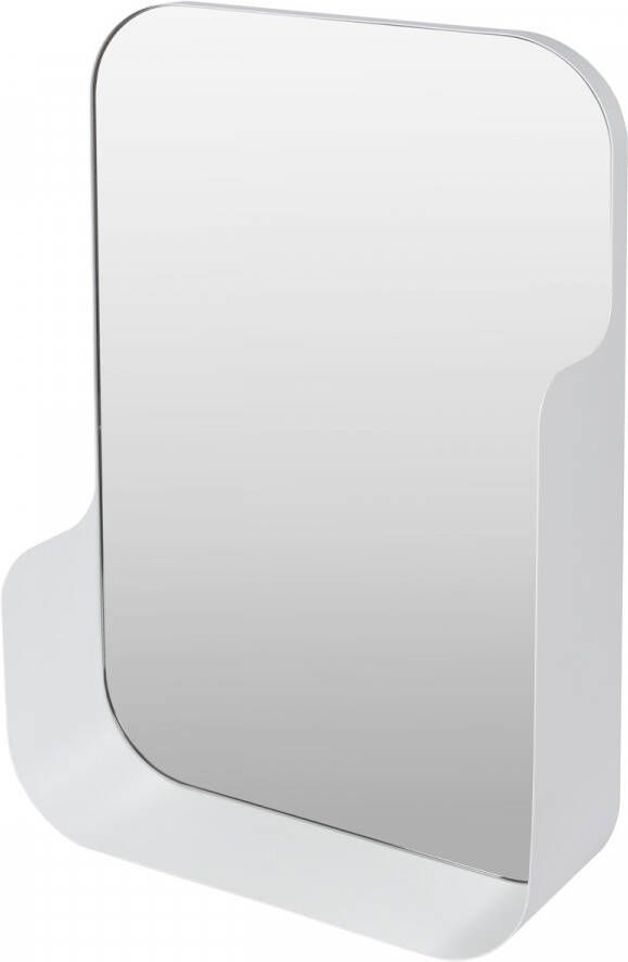 Haceka Badkamerspiegel Pekodom Inclusief Planchet Wit Metaal 60x40x12 cm