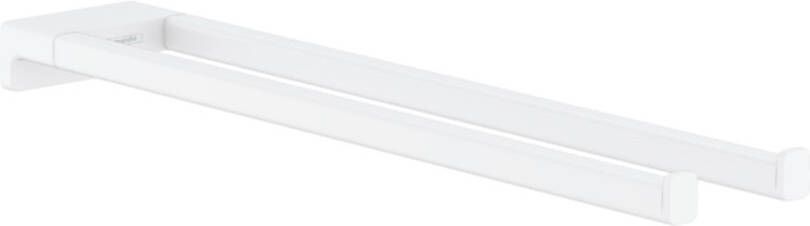 Hansgrohe Addstoris handdoekhouder 2-lids mat wit 41770700
