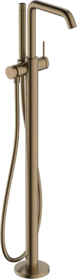 Hansgrohe Tecturis S ééngreeps badmengkraan vloergemonteerd Brushed Bronze