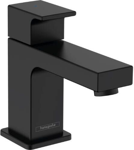 Hansgrohe Vernis Shape ééngreeps toiletkraan comfortzone 70 &apos;zinc&apos; zonder afvoer 11 2 cm mat zwart