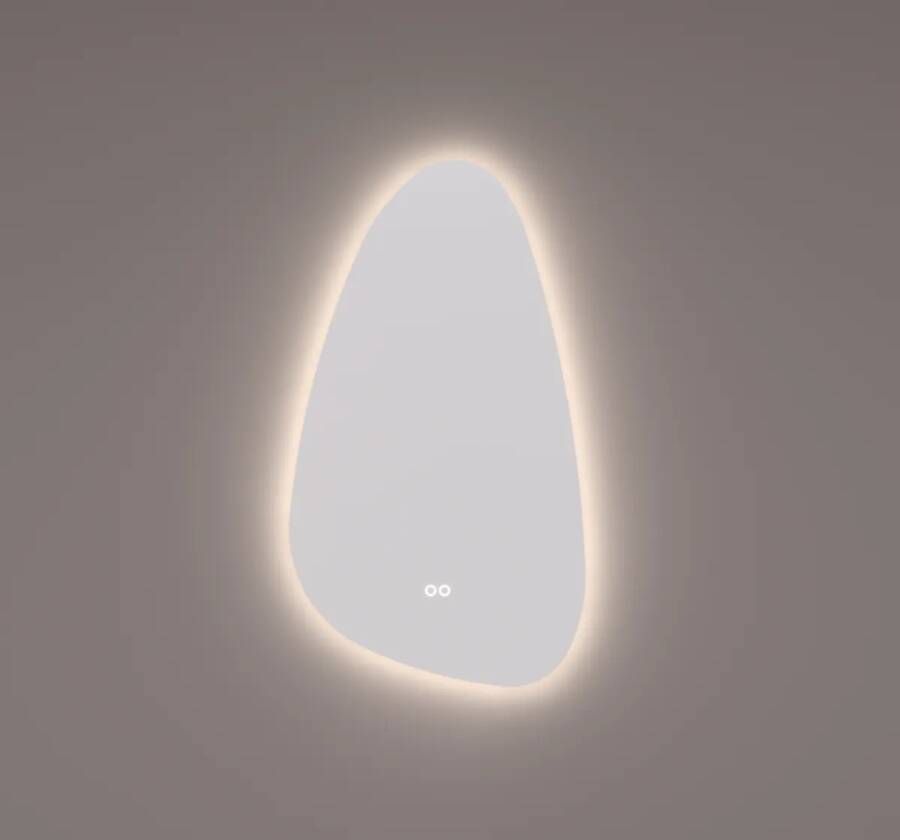 HIPP design 13601 organische spiegel 45x80cm met LED verlichting en verwarming