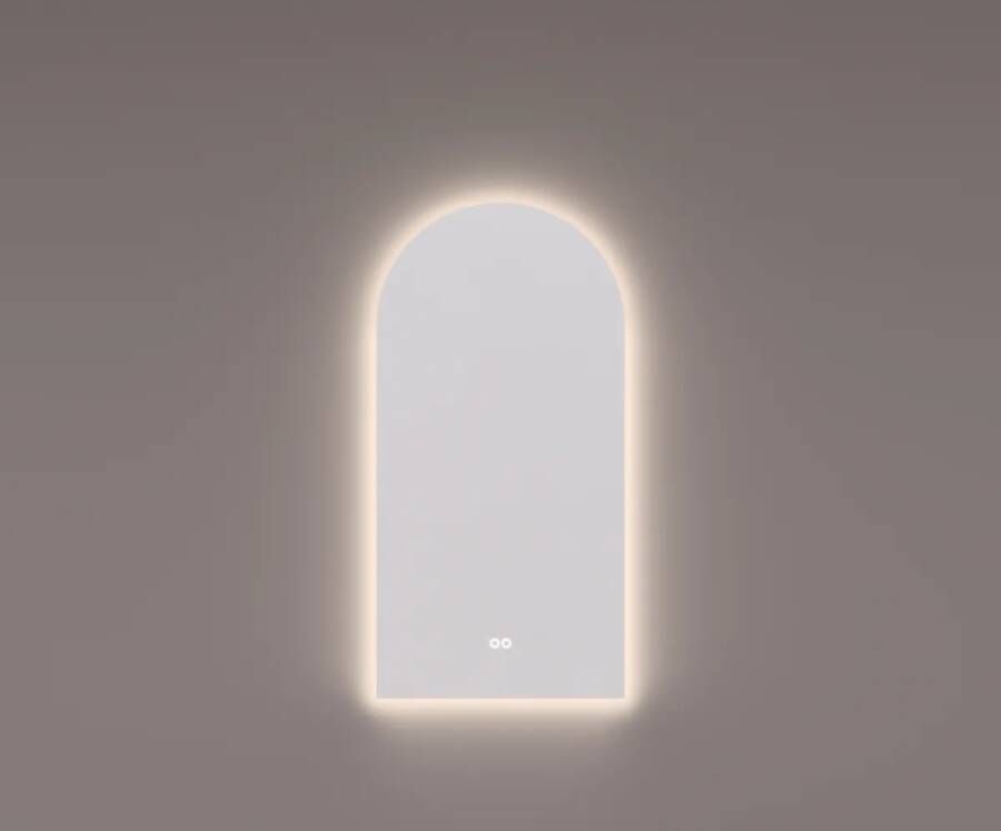HIPP design 15920 boogspiegel 45x90cm met LED verlichting en verwarming