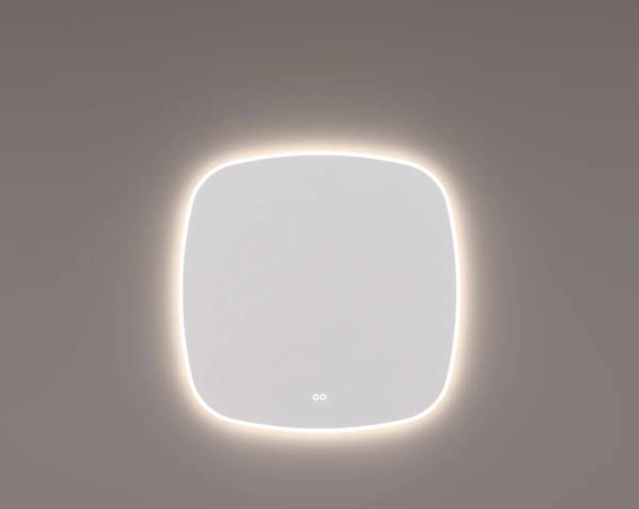 HIPP design 19000 deens ovale spiegel 100x100cm met LED verlichting en verwarming