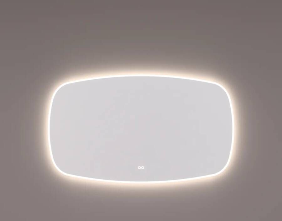 HIPP design 19000 deens ovale spiegel 140x75cm met LED verlichting en verwarming