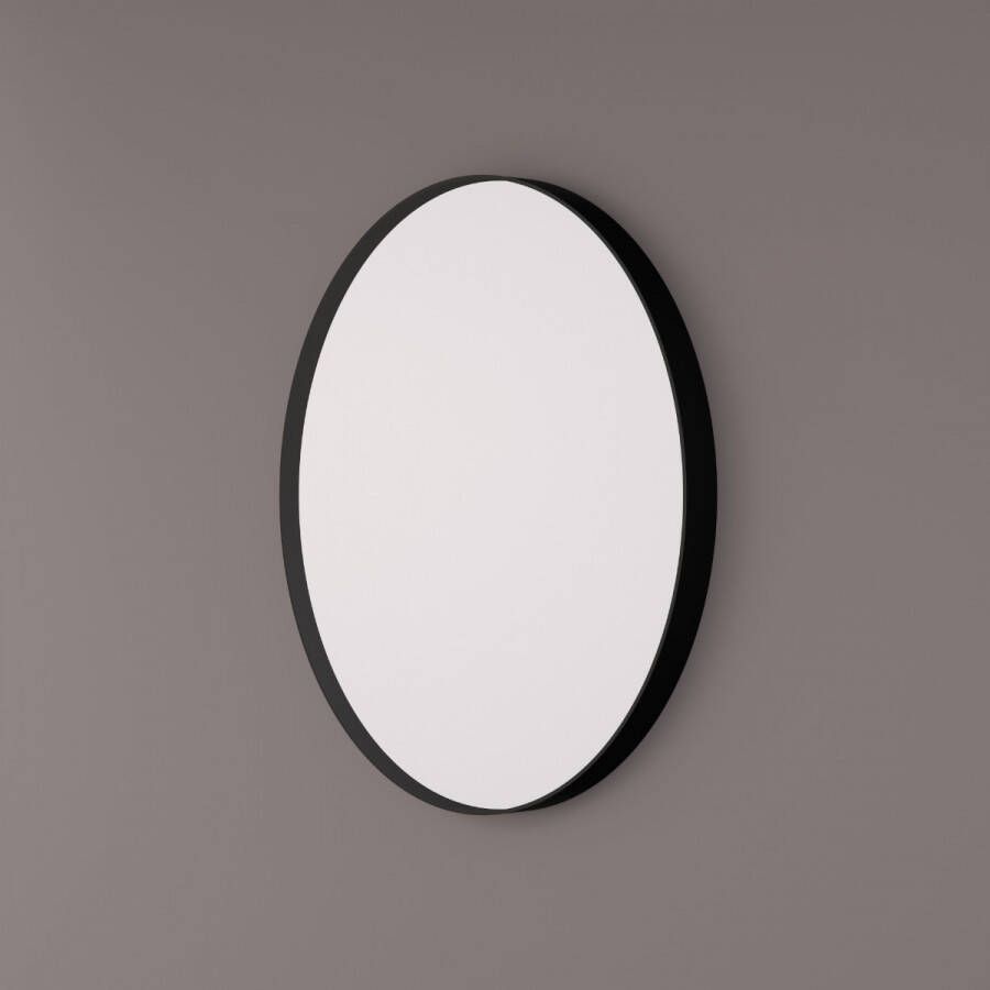 HIPP design 8200 ronde spiegel matzwart 80cm