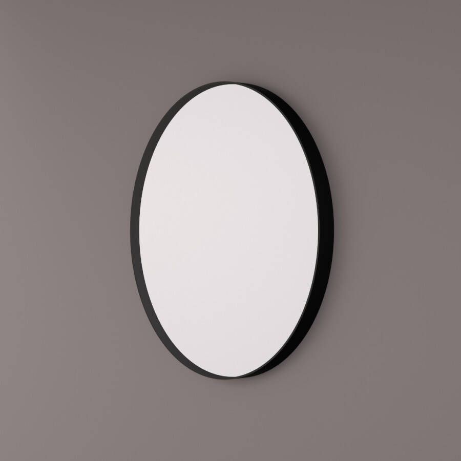 HIPP design 8200 ronde spiegel matzwart 90cm