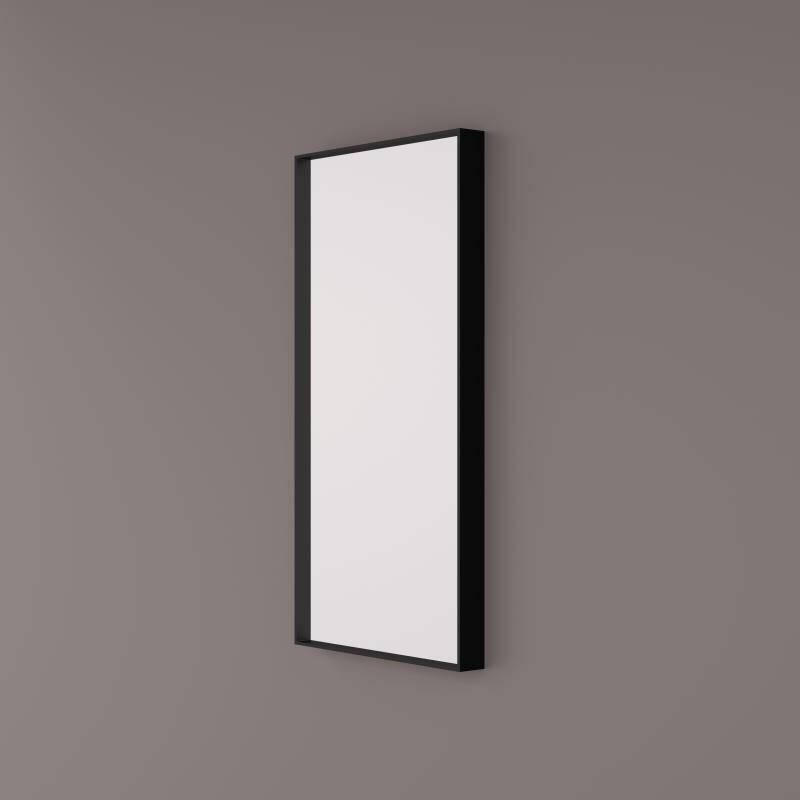 HIPP design 9280 BLI rechthoekige zwarte spiegel 35x80cm