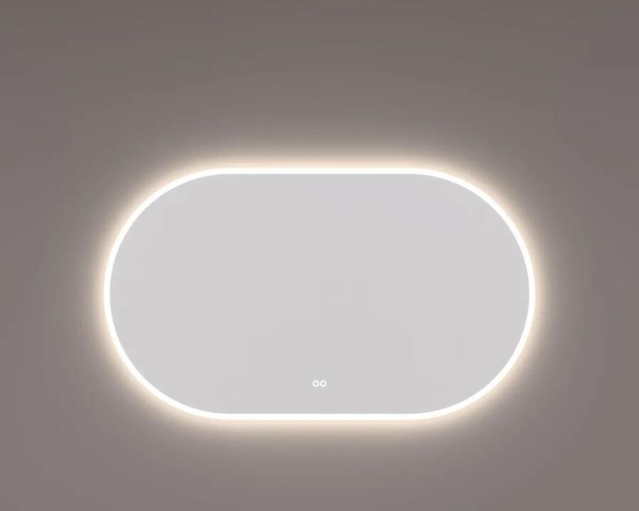HIPP design 13700 ovale spiegel 180x70cm met LED en spiegelverwarming