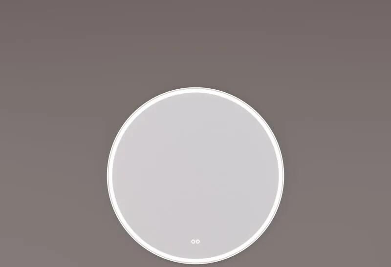 HIPP design SHOWMODEL: 13000 ronde spiegel 60cm matwit met LED en spiegelverwarming