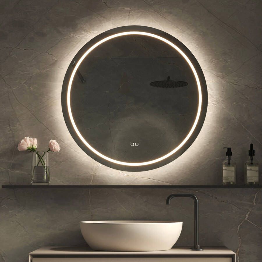 HIPP design Phantom ronde spiegel met verlichting en verwarming 100cm