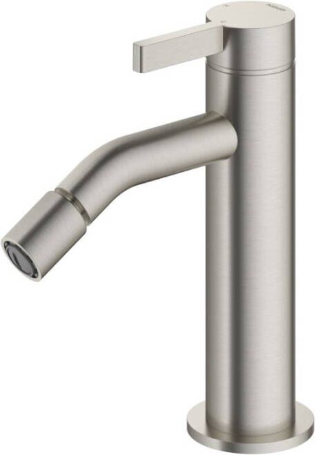Hotbath ACE bidetmengkraan zonder waste 15 5 cm geborsteld nikkel