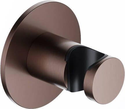 Hotbath Ace Wandsteun voor handdouche Geborsteld koper PVD AC514BCP