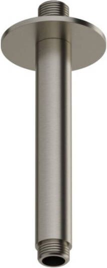 Hotbath ACE plafondbuis voor hoofddouche 15 cm geborsteld nikkel