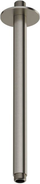Hotbath ACE plafondbuis voor hoofddouche 30 cm geborsteld nikkel - Foto 1