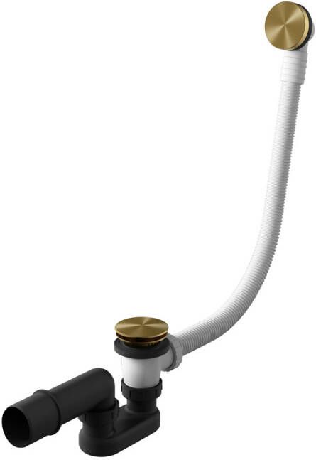 Hotbath Archie Badoverloop verlengd BBP Geborsteld Messing PVD AR132BBP