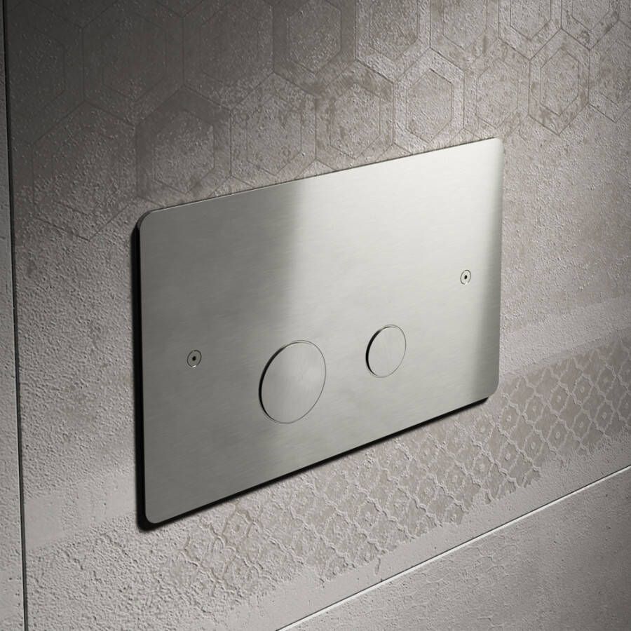 Hotbath Archie bedieningspaneel geschikt voor de Geberit up320 up720 16 x 25 x 0 3 cm rvs316 - Foto 2