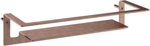 Hotbath Archie Design Douchekorf recht geborsteld koper PVD ARA20BCP