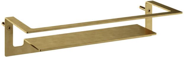 Hotbath Archie Design Douchekorf recht geborsteld messing PVD ARA20BBP