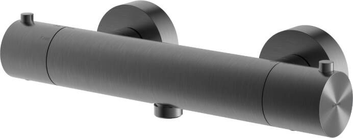 Hotbath Archie Douchemengkraan thermostatisch 1 2 doucheslang onderaansluiting BGP Geborsteld Gunmetal PVD AR088BGP