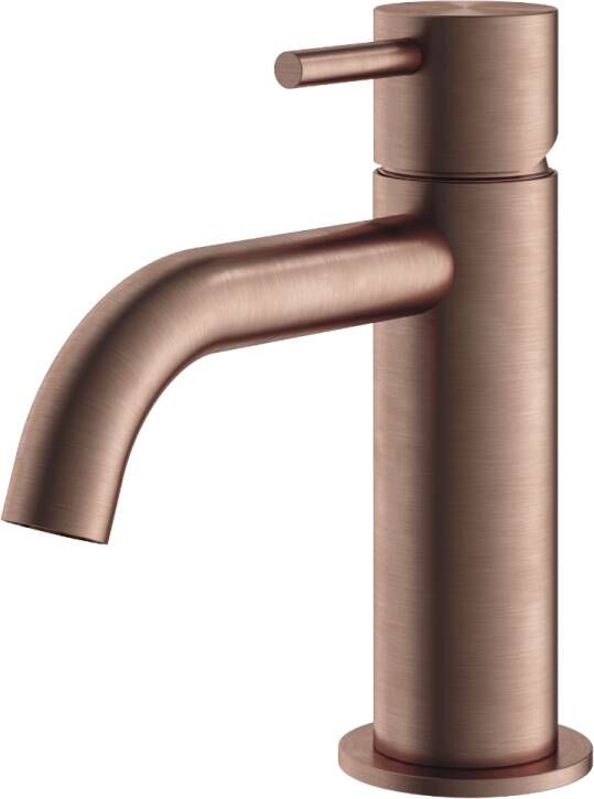 Hotbath Archie Wastafelmengkraan zonder waste BCP Geborsteld Koper PVD AR003BCP