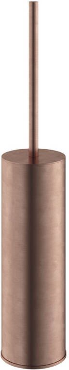 Hotbath Archie ARA12 toiletborstelhouder vrijstaand RVS 316 Geborsteld Koper PVD - Foto 1