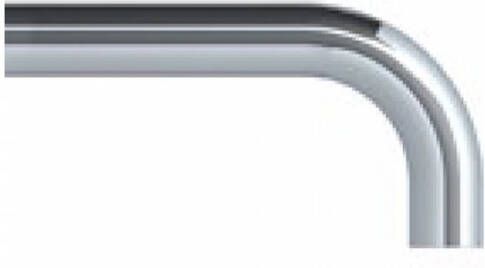 Hotbath Chap uitloop 25cm geborsteld nikkel