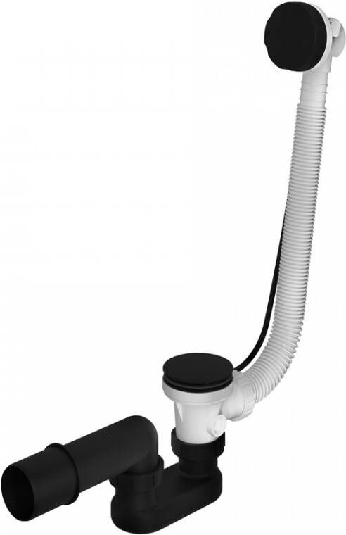 Hotbath Cobber badafvoerset verlengd min 95 max 105 cm mat zwart - Foto 2