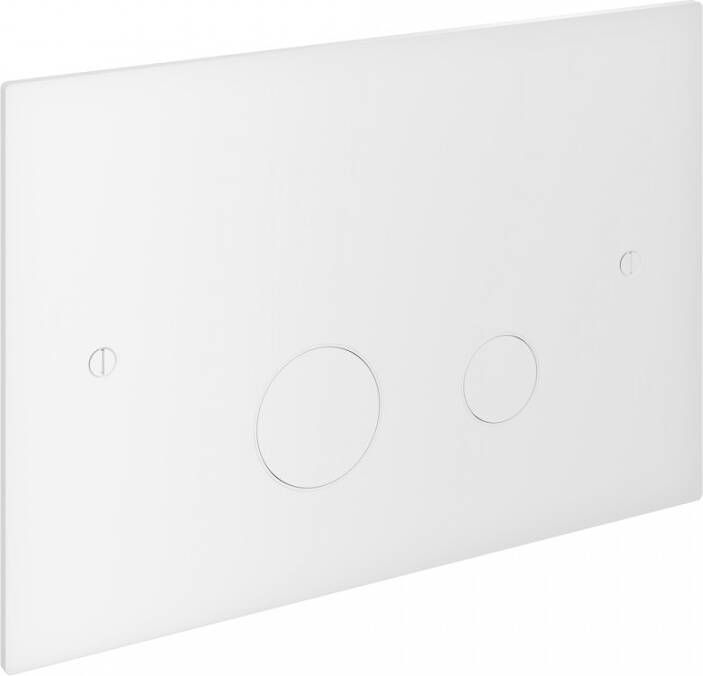 Hotbath Cobber bedieningspaneel geschikt voor Geberit UP320 17 x 25 x 0 4 cm mat wit