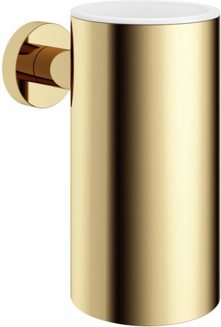 Douche Concurrent Bekerhouder Hotbath Cobber Wand Gepolijst Messing