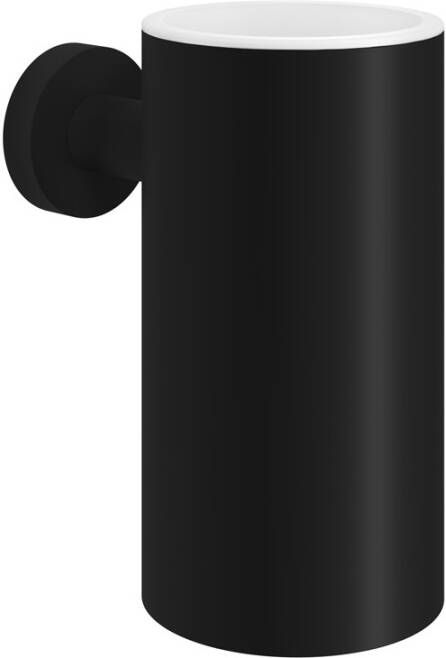 Douche Concurrent Bekerhouder Hotbath Cobber Wand Mat Zwart