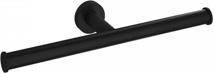 Hotbath Cobber dubbele toiletrolhouder 4 x 28 5 x 8 3 cm mat zwart