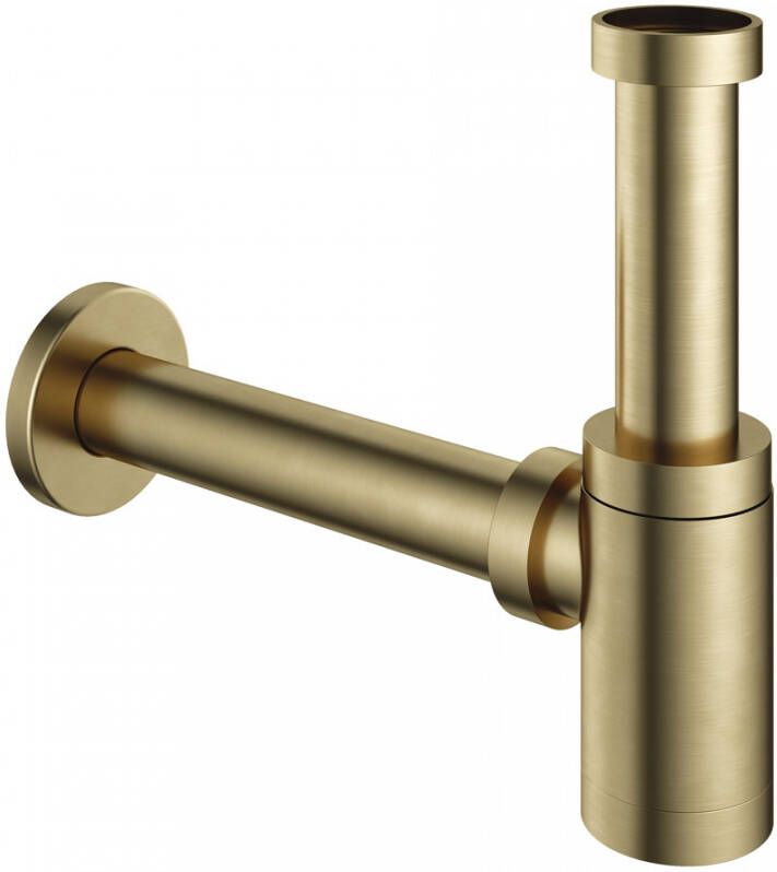 Hotbath Fontein Sifon Cobber Rond Geborsteld Messing Living Colours - Foto 2