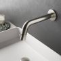 Douche Concurrent Toiletkraan Hotbath Dude Muur Inbouw Rond Geborsteld Nikkel Inkortbaar - Thumbnail 2