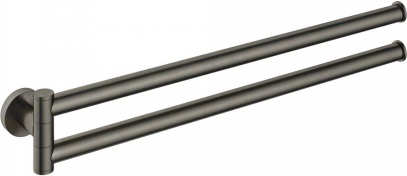 Hotbath Cobber handdoekhouder draaibaar voor 2 handdoeken verouderd ijzer CBA15AI