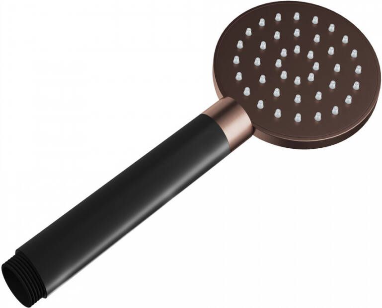 Hotbath Cobber losse handdouche 17 5 cm zwart geborsteld koper PVD