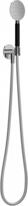 Hotbath Cobber Handdouche met douche aansluiting en opsteek Geborsteld Nikkel M442