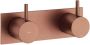 Hotbath Cobber afbouwdeel voor inbouwmengkraan met 2-weg omstel 7 x 18 cm geborsteld koper - Thumbnail 2