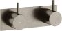 Hotbath Cobber afbouwdeel inbouw wastafelmengkraan 3-gats met achterplaat en 18 cm uitloop verouderd ijzer - Thumbnail 6