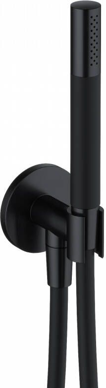 Hotbath Cobber Staaf Handdouche met douche aansluiting en opsteek Zwart Mat M440