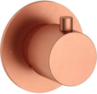 Hotbath Cobber thermostatische douchekraan afbouwdeel koper geborsteld