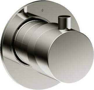 Hotbath Cobber thermostatische douchekraan afbouwdeel nikkel geborsteld