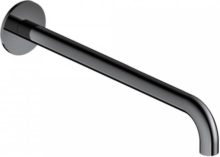 Hotbath Wastafelkraan Uitloop Cobber Rond 30 cm Zwart Chroom